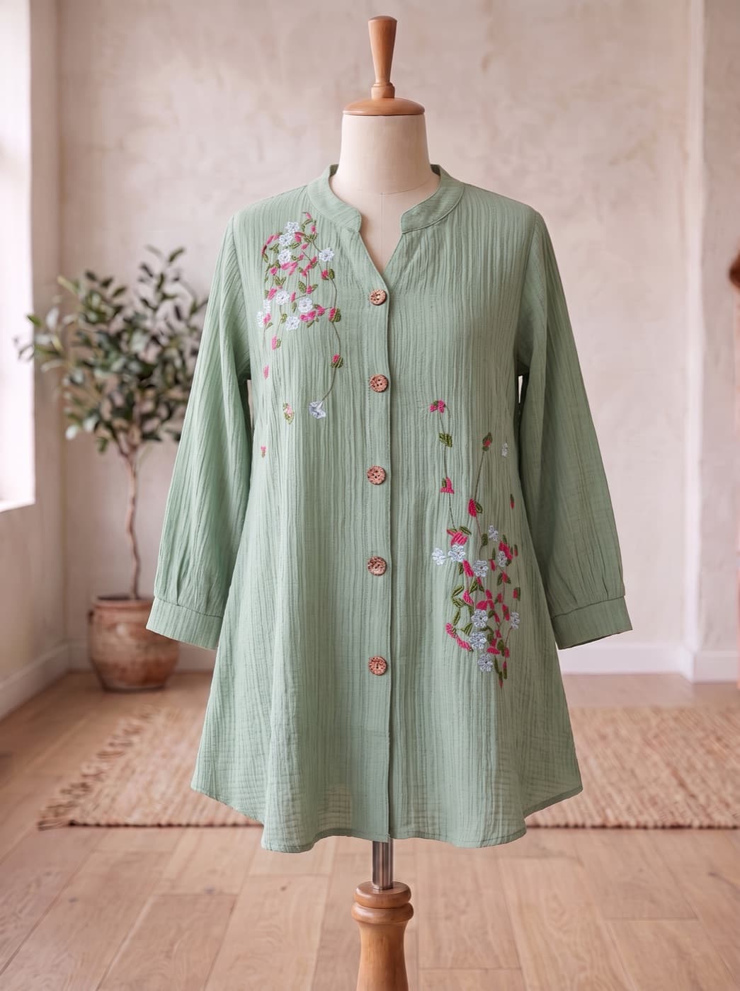 Mint Blossom Kurti