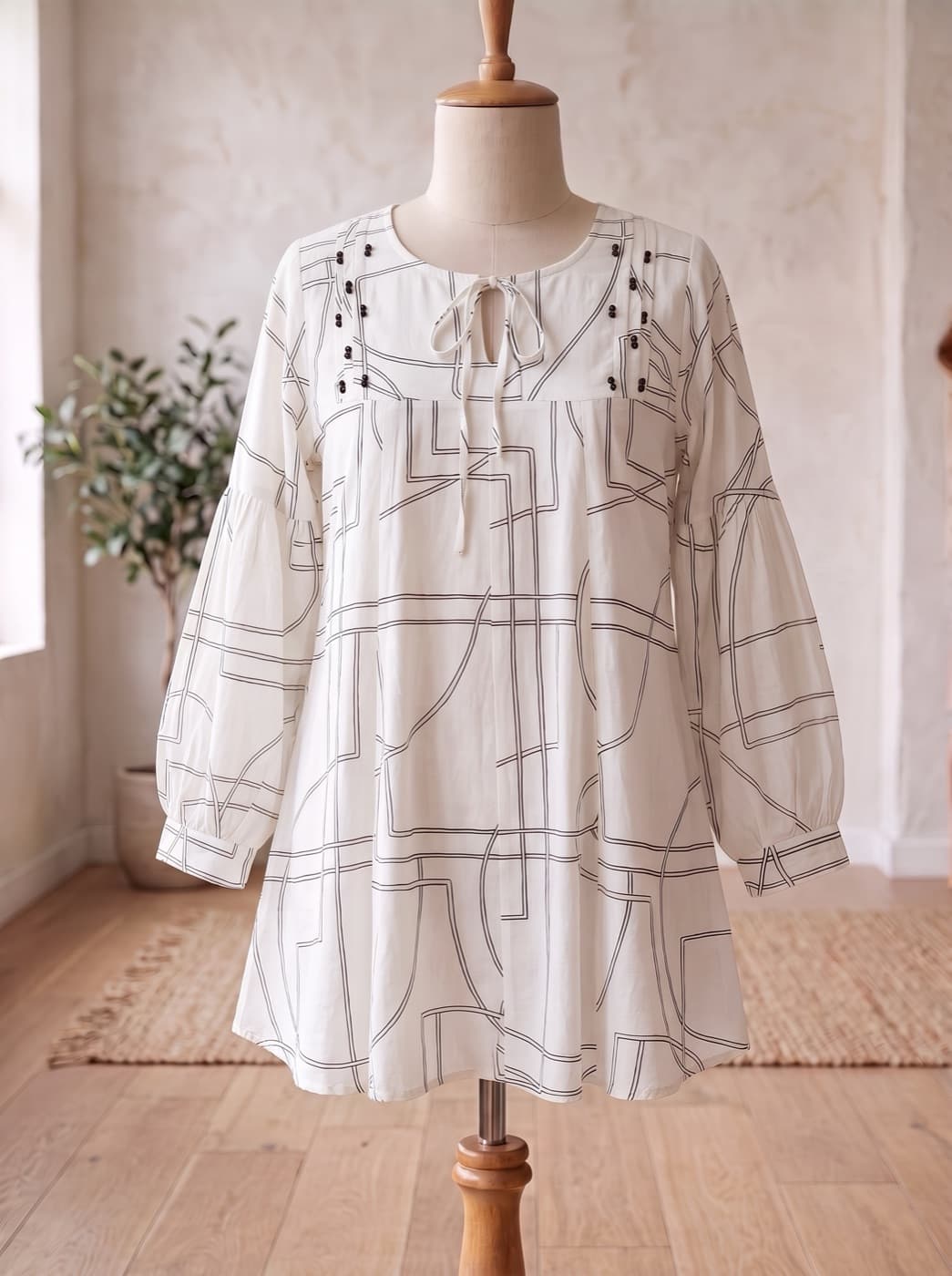 Ivory Lines Kurti